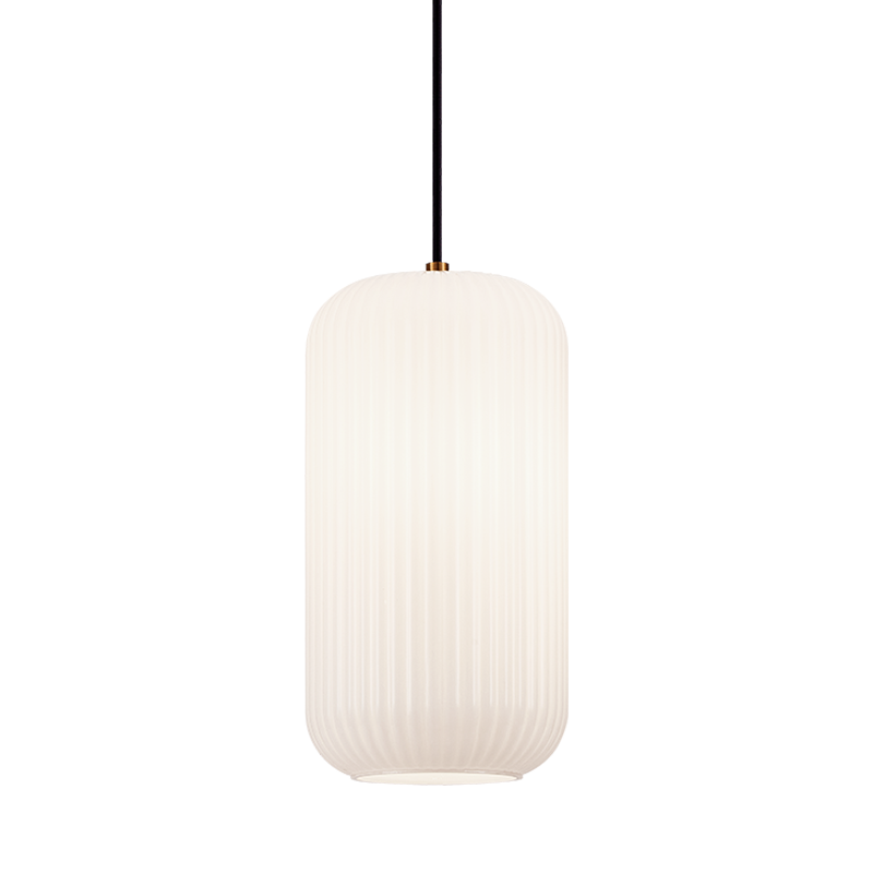 Matteo Lighting Charismo 6" Pendant in Aged Gold Brass (C61002AGOP)