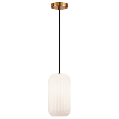 Matteo Lighting Charismo 6" Pendant in Aged Gold Brass (C61002AGOP) – alternate view