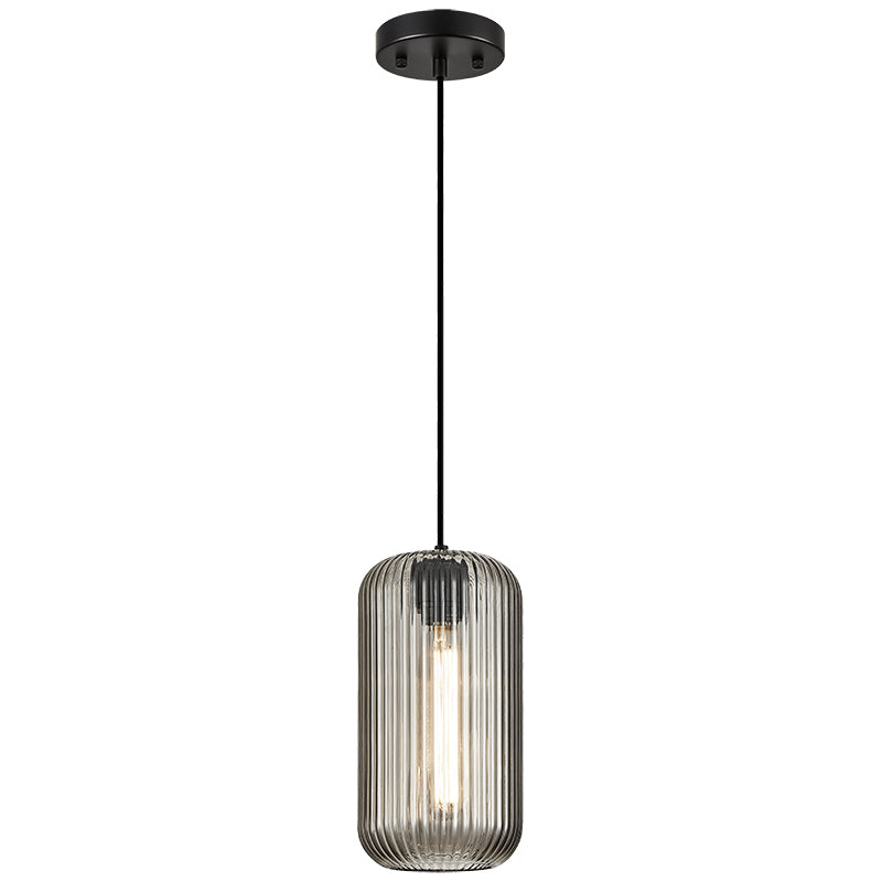 Matteo Lighting Charismo 6" Pendant in Black (C61002BKSM) – alternate view