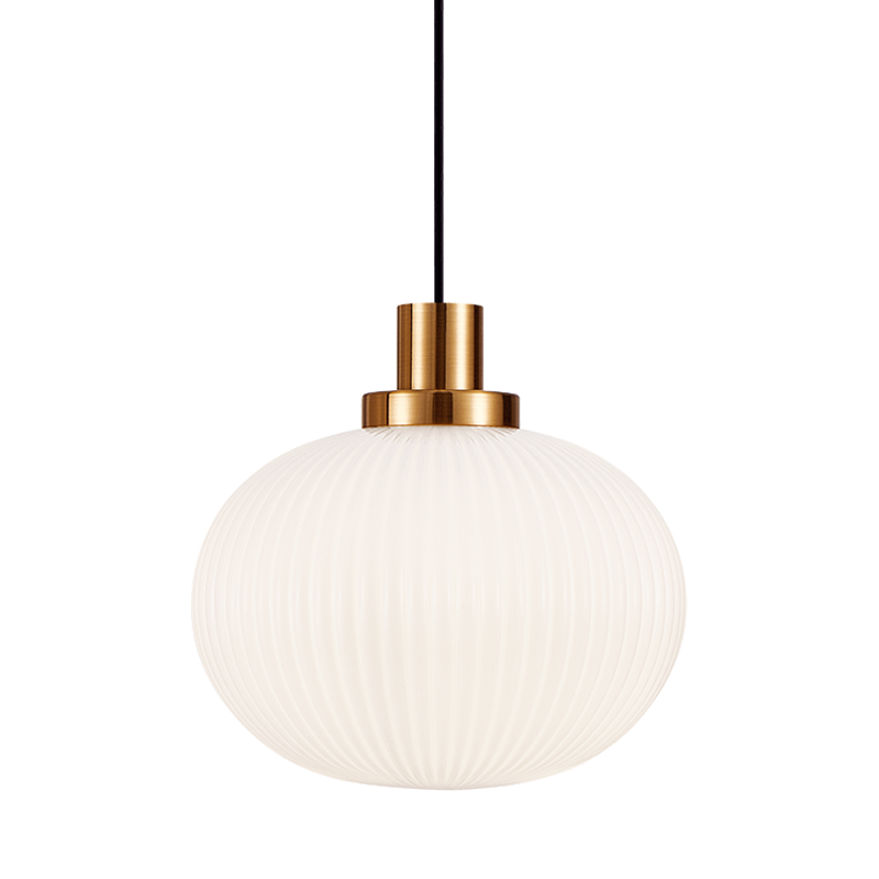 Matteo Lighting Charismo 11" Pendant in Aged Gold Brass (C61003AGOP)