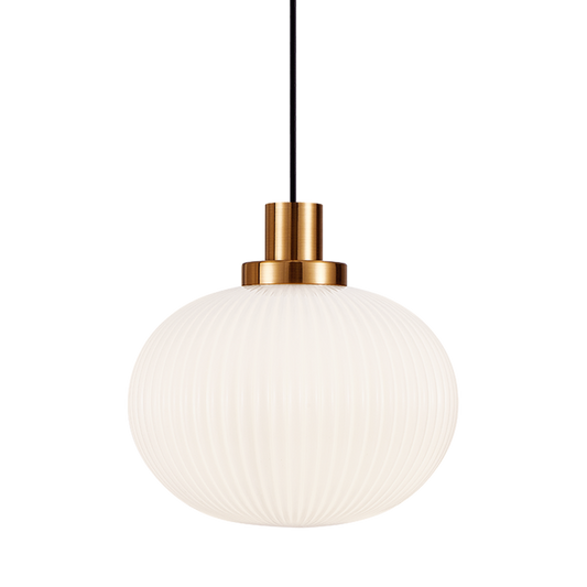 Matteo Lighting Charismo 11" Pendant in Aged Gold Brass (C61003AGOP)