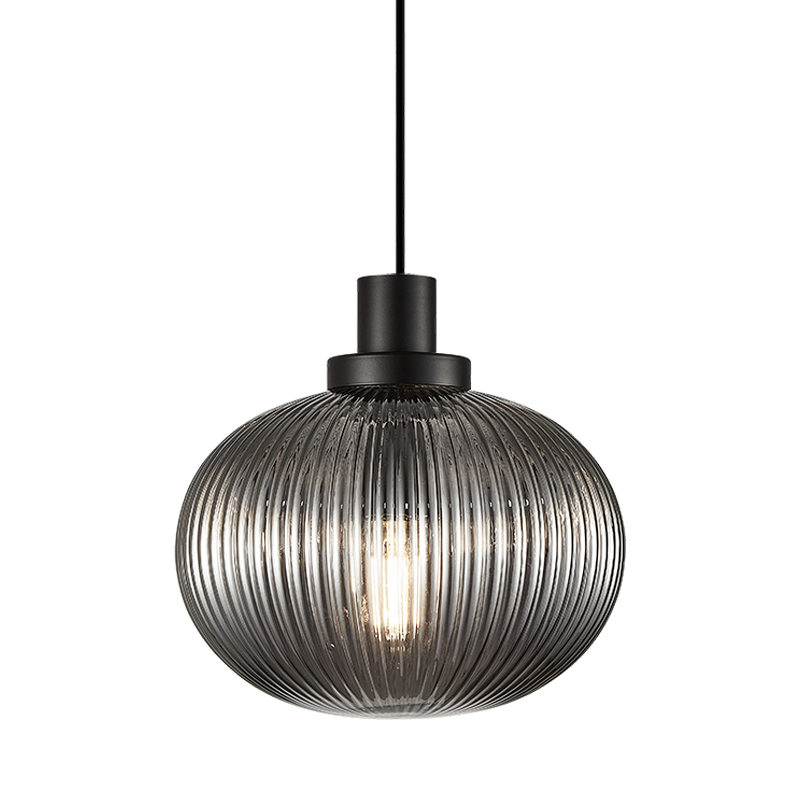 Matteo Lighting Charismo 11" Pendant in Black (C61003BKSM)