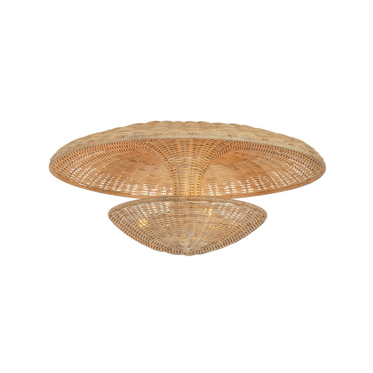 Troy Draco Semi-Flush Mount Bronze Leaf