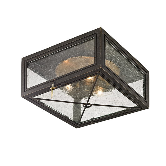 Troy Randolph Outdoor Flush Mount Vintage Bronze