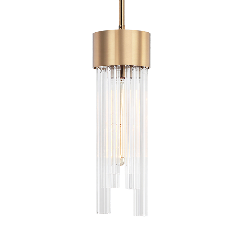 Matteo Lighting Kellan 5" Pendant in Aged Gold Brass (C66901AG)