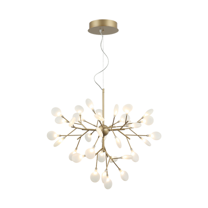 Matteo Lighting Hydrangea Bloom 30" 35-Light Chandelier in Gold (C69830GL) – alternate view