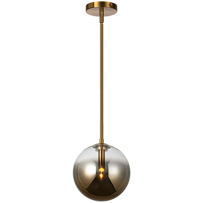 Matteo Lighting Averley 9" Pendant in Aged Gold Brass (C70711AGAG) – alternate view