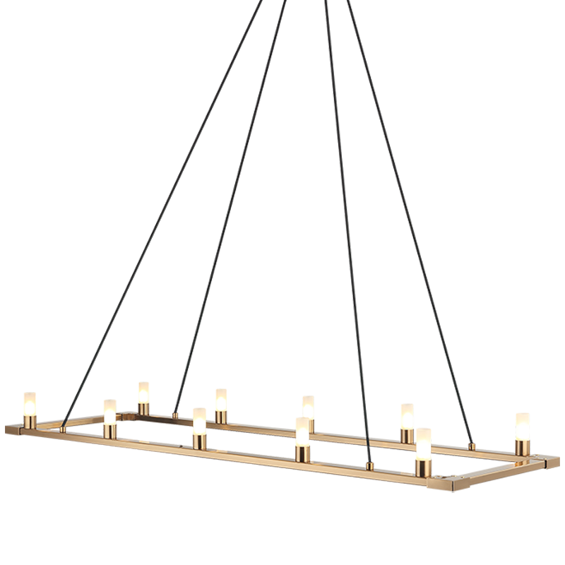Matteo Lighting Cascadian 10-Light Chandelier Matte Black