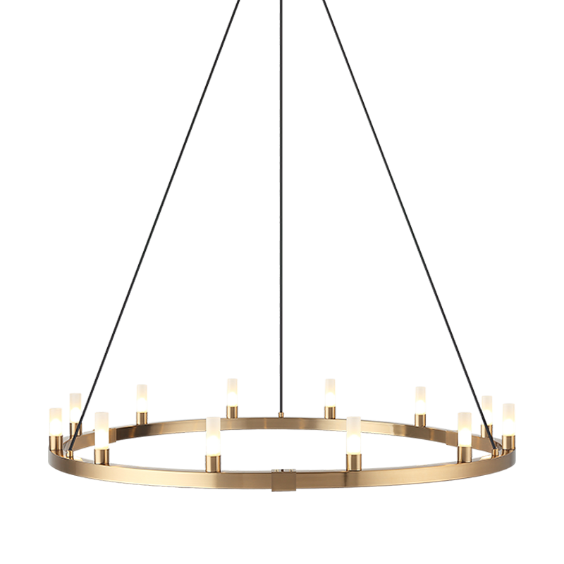 Matteo Lighting Cascadian 12-Light Chandelier Matte Black