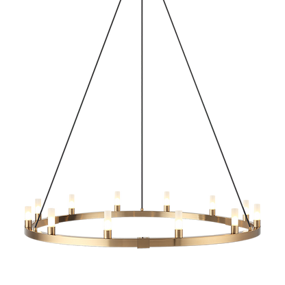 Matteo Lighting Cascadian 12-Light Chandelier Matte Black