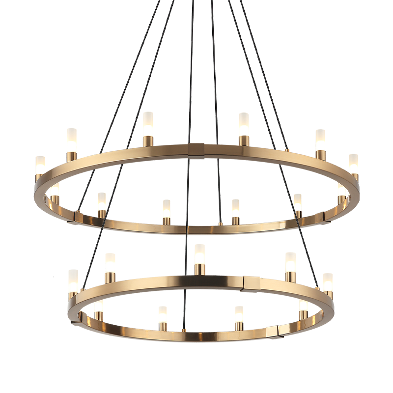 Matteo Lighting Cascadian 21-Light Chandelier Matte Black