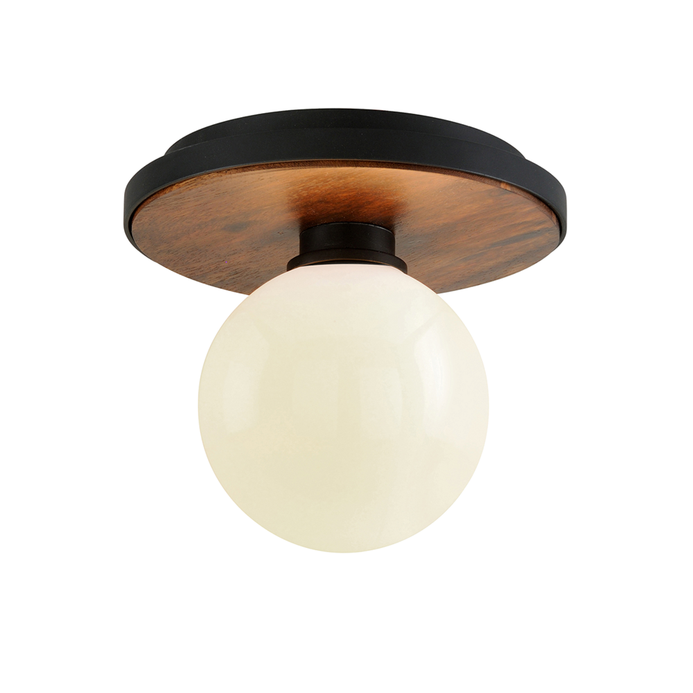Troy Cadet Flush Mount Soft Black
