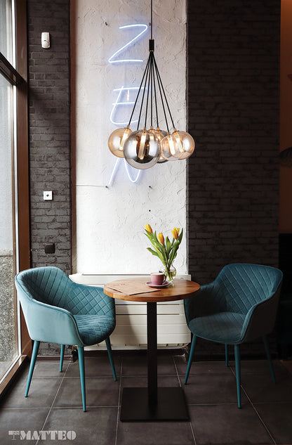Chandeliers-Matteo Lighting-C81007BK