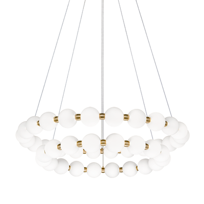 Matteo Lighting Oni 148-in LED Chandelier Oxidized Gold