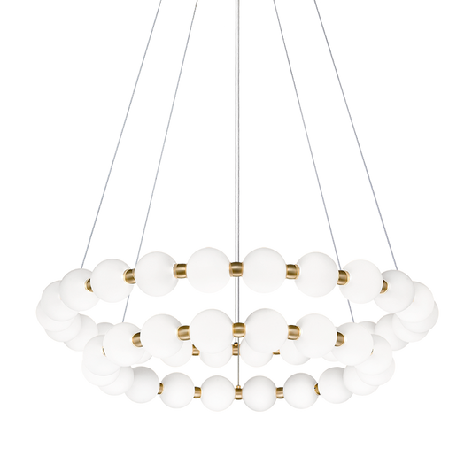 Matteo Lighting Oni 148-in LED Chandelier Oxidized Gold