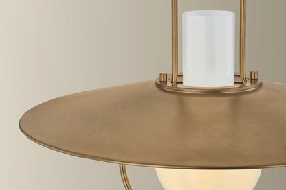 Troy Cahill Pendant Patina Brass Detail 2