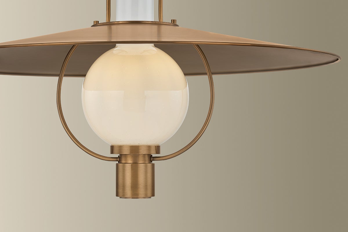 Troy Cahill Pendant Patina Brass Detail 3