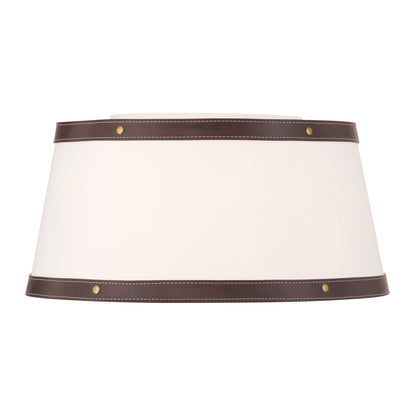 Crystorama Callahan 17" 3-Light Flush Mount Luxe Gold - detail