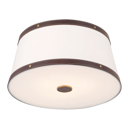 Crystorama Callahan 17" 3-Light Flush Mount Luxe Gold - detail