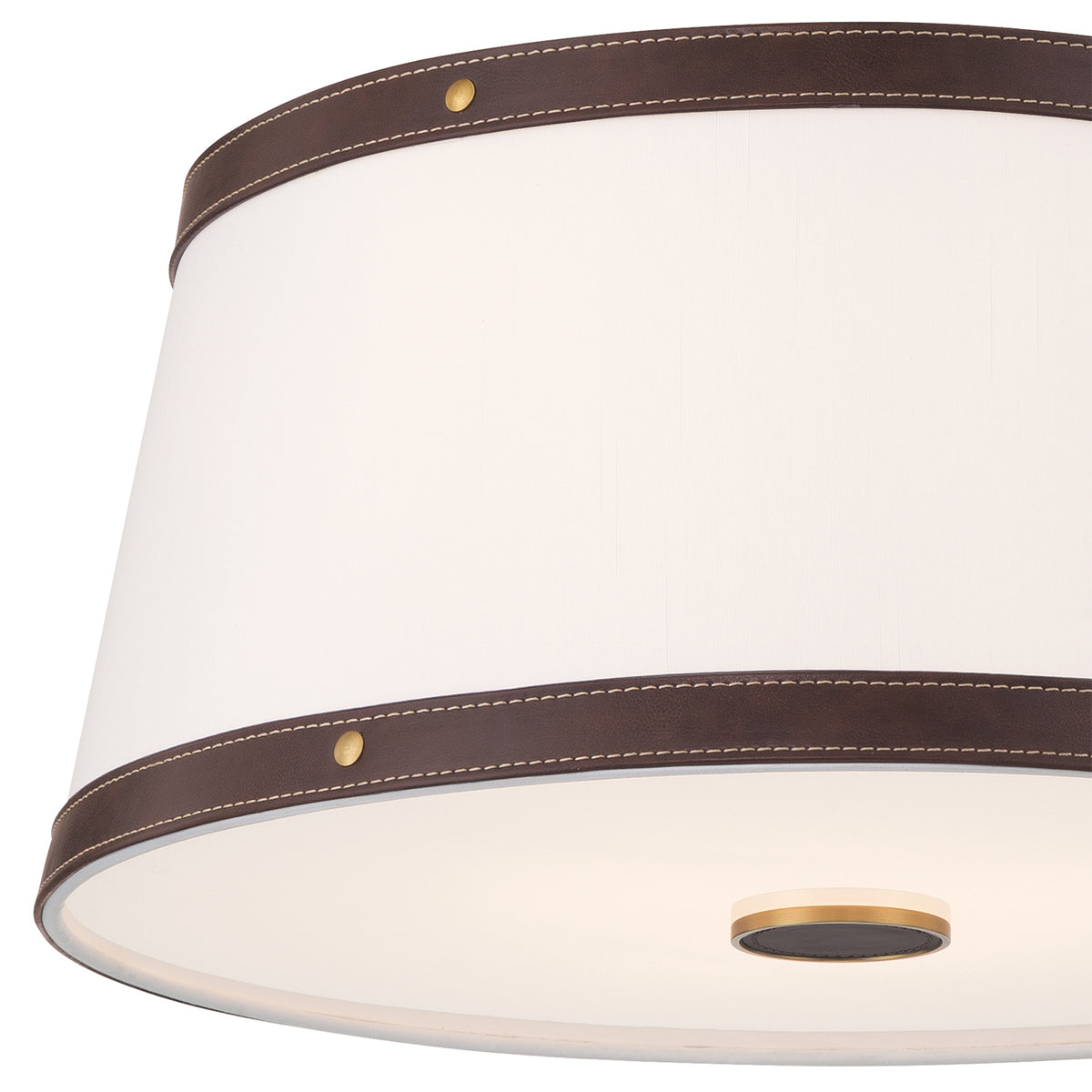 Crystorama Callahan 17" 3-Light Flush Mount Luxe Gold - detail