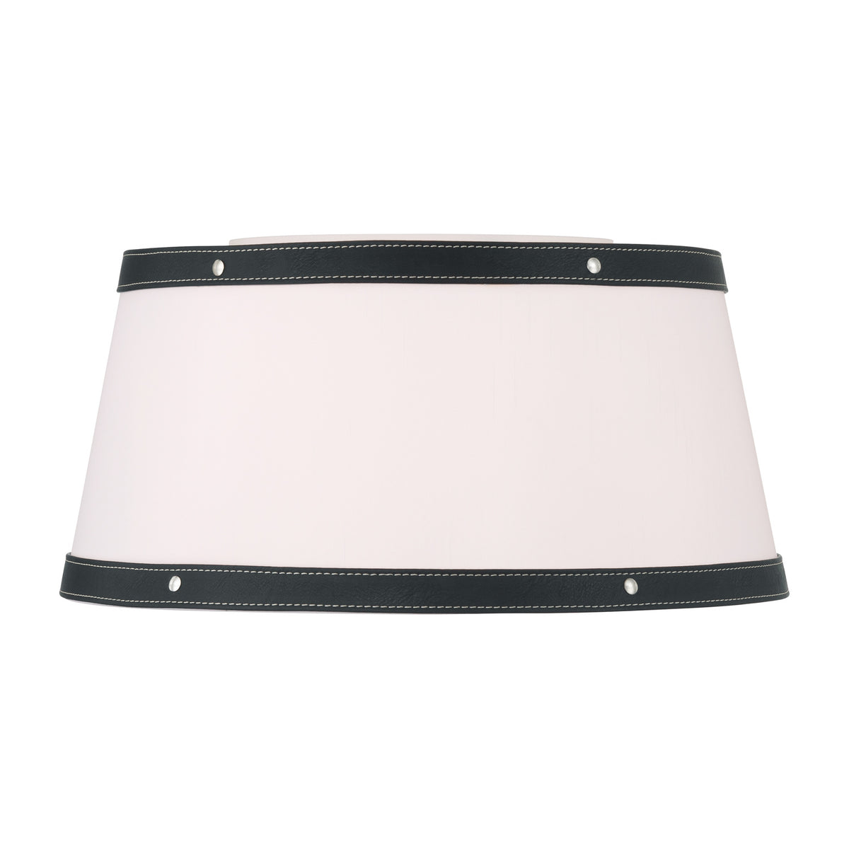 Crystorama Callahan 17" 3-Light Flush Mount Polished Nickel - detail