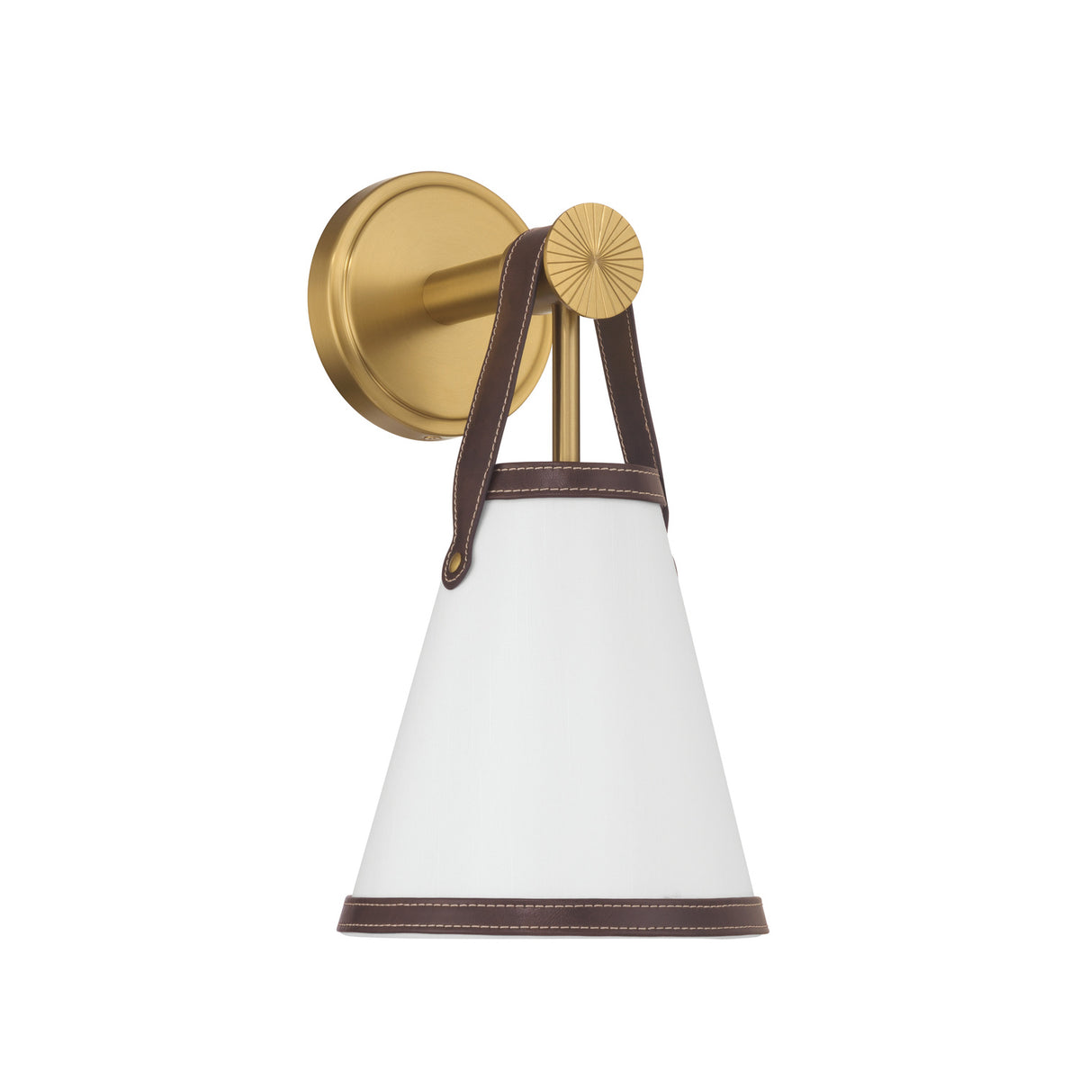 Crystorama Callahan 7.25" 1-Light Wall Sconce Luxe Gold - detail