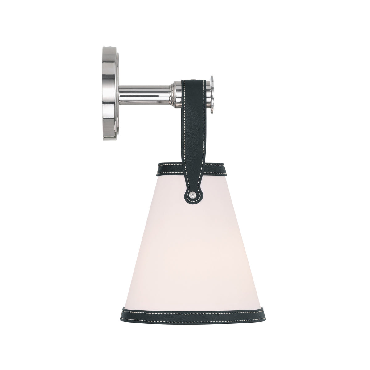 Crystorama Callahan 7.25" 1-Light Wall Sconce Polished Nickel - detail