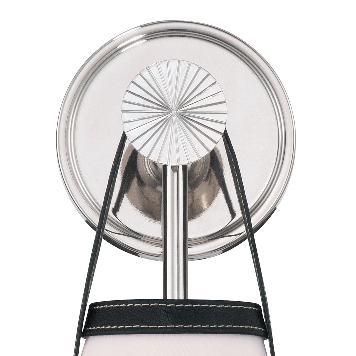 Crystorama Callahan 7.25" 1-Light Wall Sconce Polished Nickel - detail