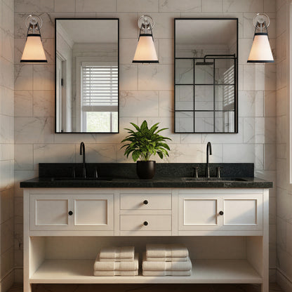 Crystorama Callahan 7.25" 1-Light Wall Sconce Polished Nickel - lifestyle