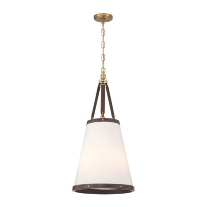 Crystorama Callahan 14.25" 3-Light Pendant Luxe Gold