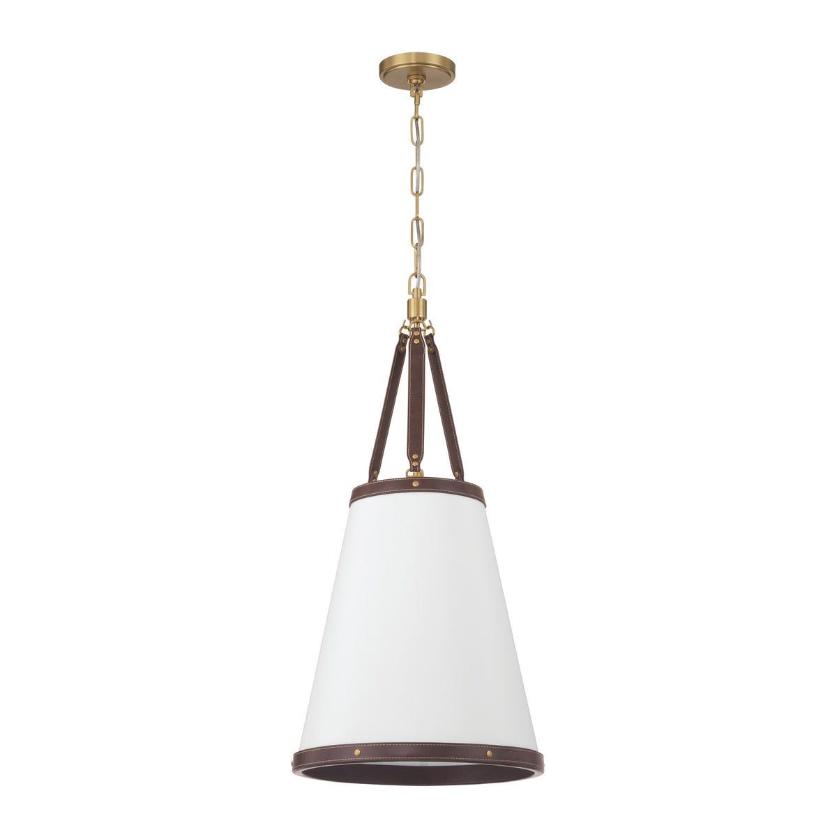 Crystorama Callahan 14.25" 3-Light Pendant Luxe Gold - detail