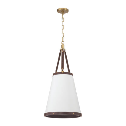 Crystorama Callahan 14.25" 3-Light Pendant Luxe Gold - detail