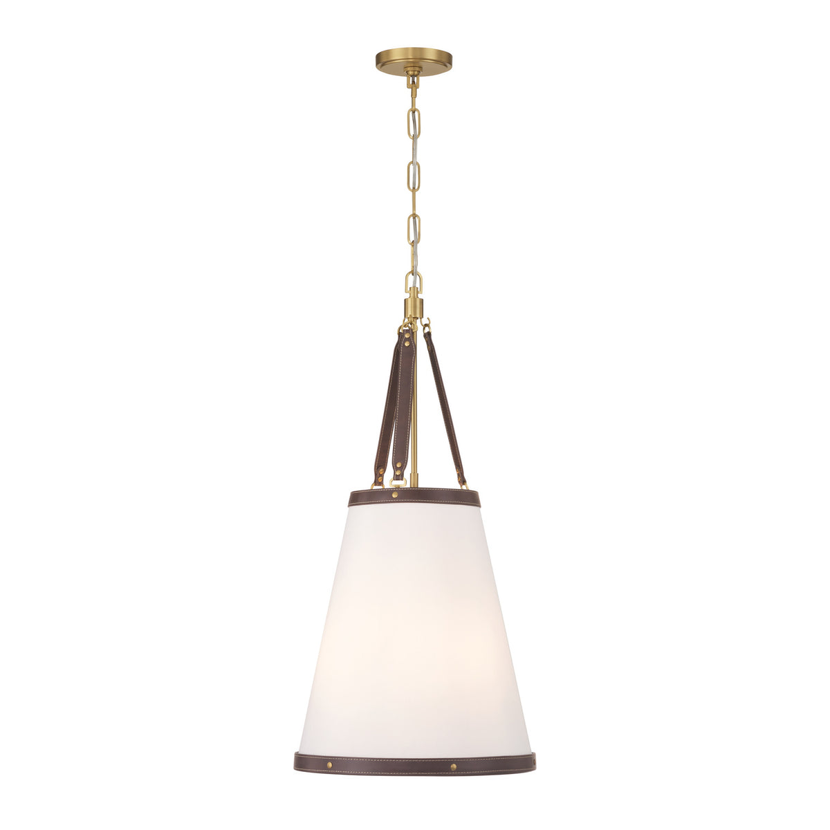 Crystorama Callahan 14.25" 3-Light Pendant Luxe Gold - detail