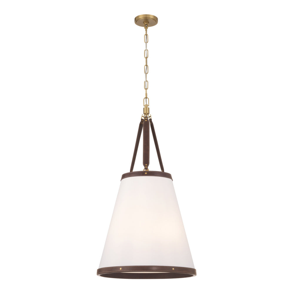 Crystorama Callahan 18" 4-Light Pendant Luxe Gold