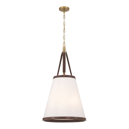 Crystorama Callahan 18" 4-Light Pendant Luxe Gold