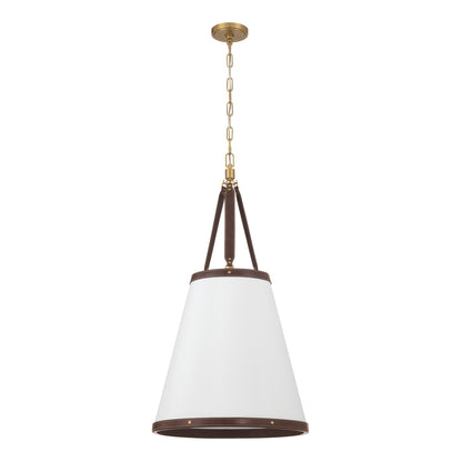 Crystorama Callahan 18" 4-Light Pendant Luxe Gold - detail