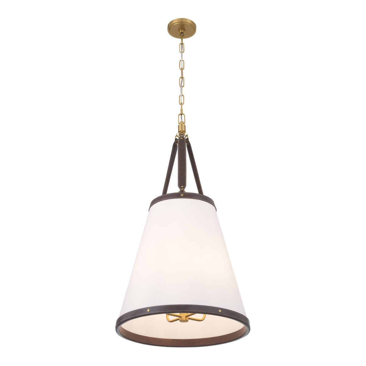Crystorama Callahan 18" 4-Light Pendant Luxe Gold - detail
