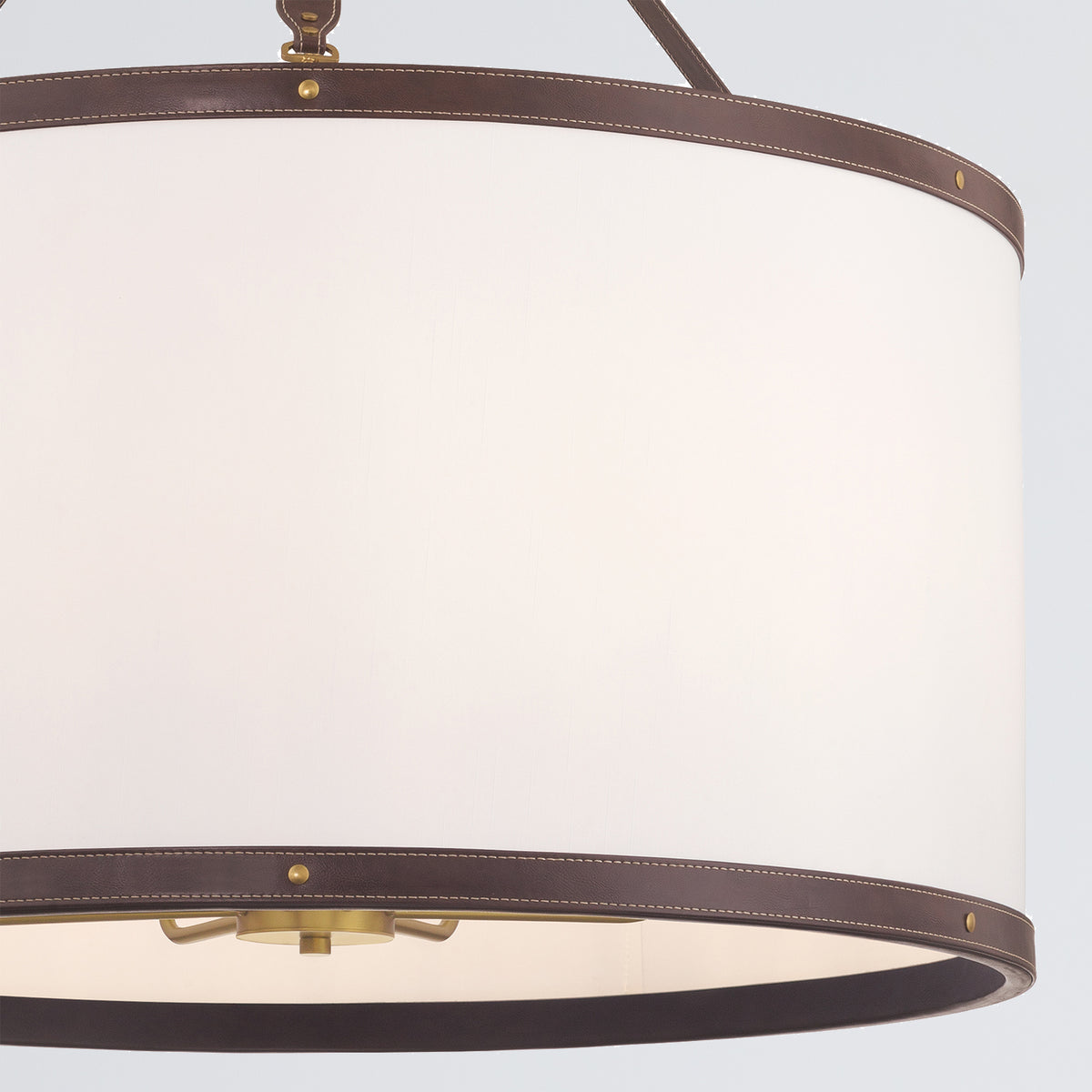 Crystorama Callahan 28" 8-Light Pendant Luxe Gold - detail