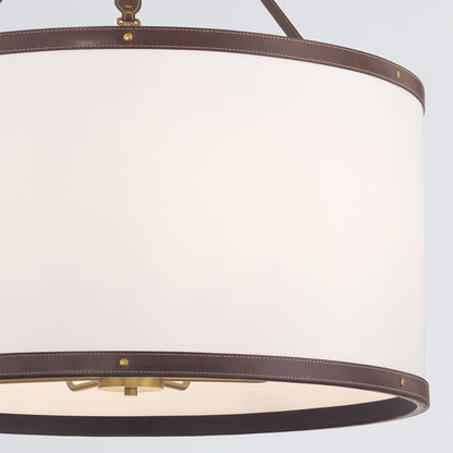 Crystorama Callahan 28" 8-Light Pendant Luxe Gold - detail