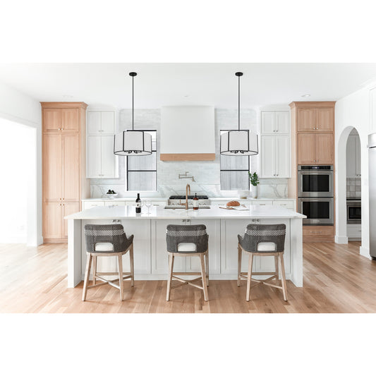 Carlyn 6 Light Black Pendant