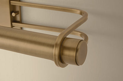 Troy Caspian Picture Light Patina Brass Detail 1