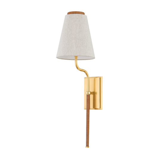 Hudson Valley Sullivan Wall Sconce Aged Brass
