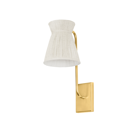 Hudson Valley Hollywood Wall Sconce Aged Brass