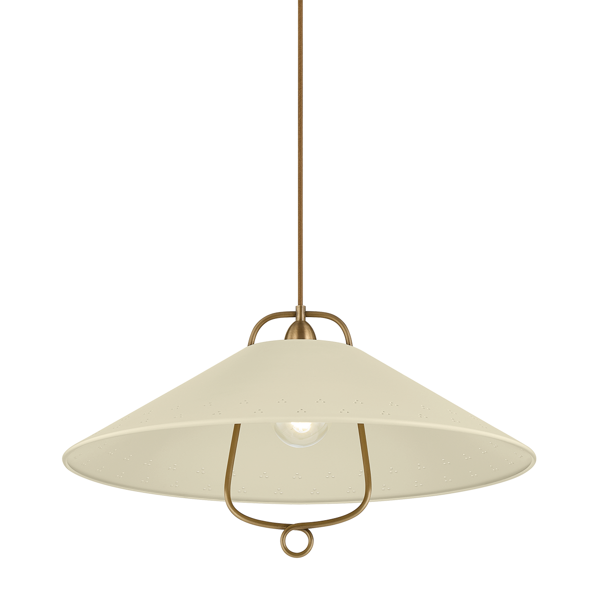 Hudson Valley Pawley Pendant Historic Bronze / Soft Sand