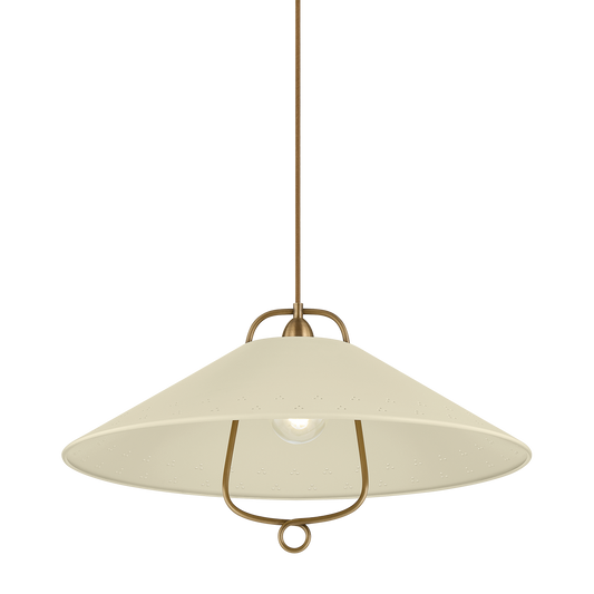 Hudson Valley Pawley Pendant Historic Bronze / Soft Sand