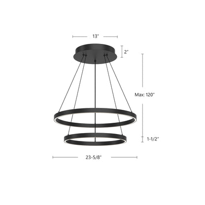 Cerchio 24" Chandelier