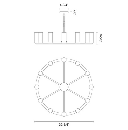 Chandeliers-Alora Lighting-CH309012
