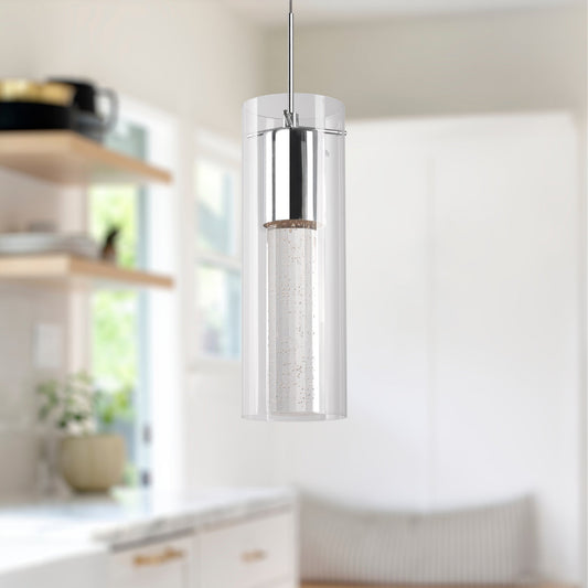 Champagne 4" Pendant - Chrome