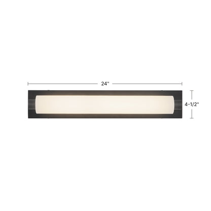 Charleston 24" Vanity Light - Chrome