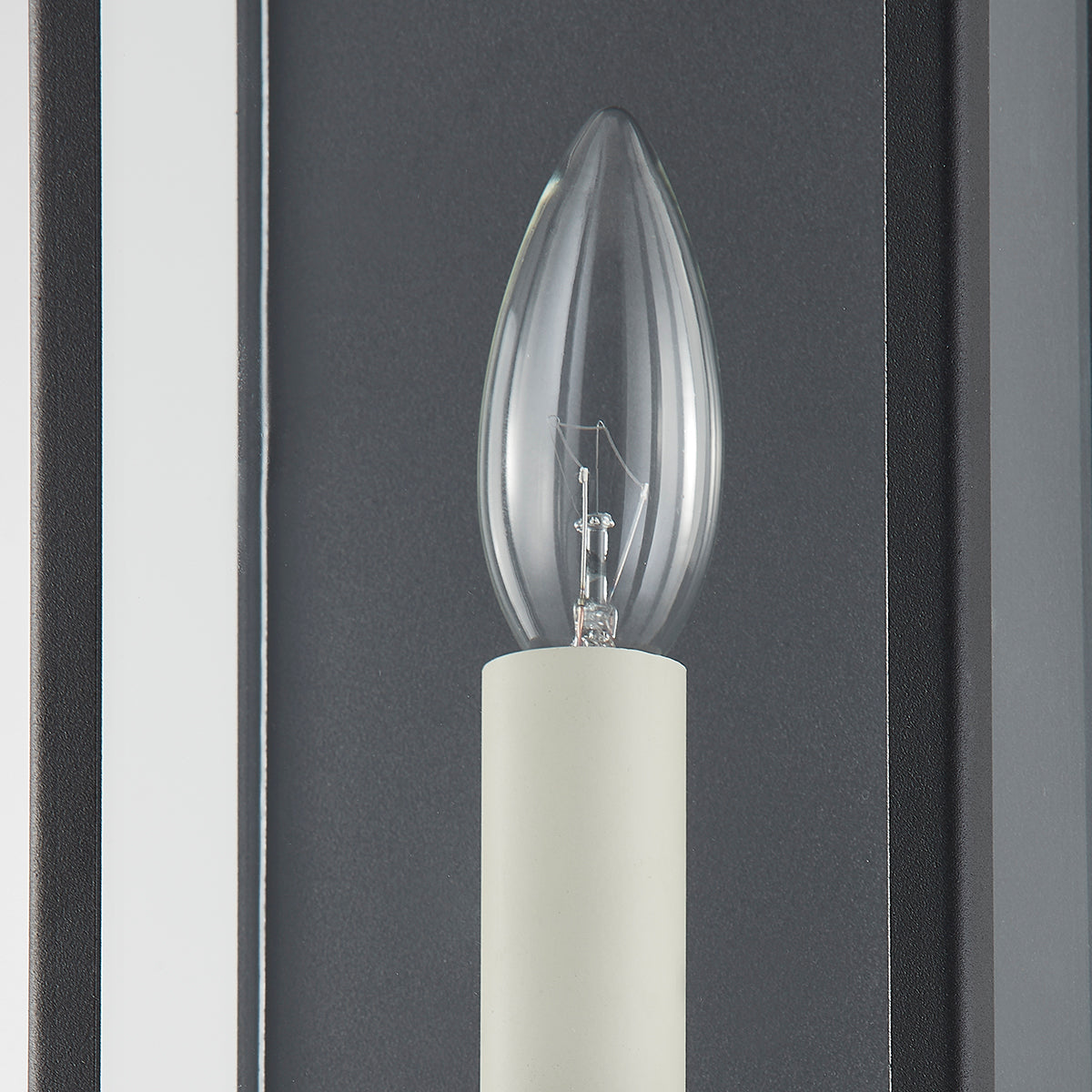 Troy Chauncey Outdoor Wall Sconce Textured Black Detail 2